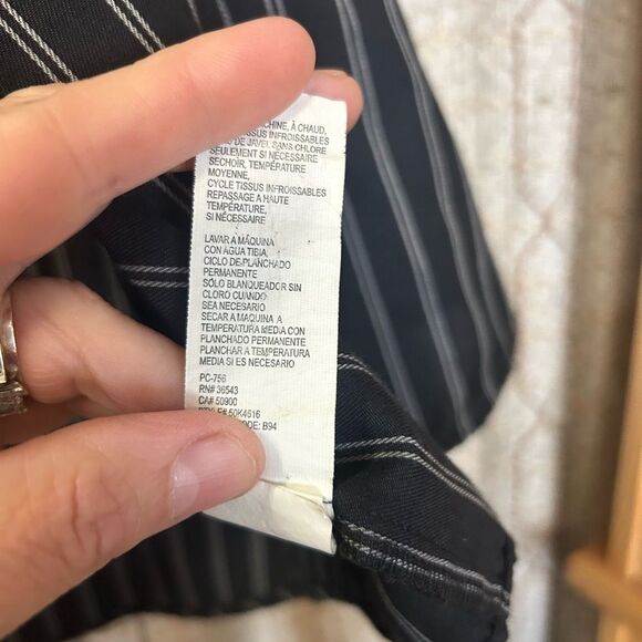 Van Heusen xxl black strip mens button up - Picture 5 of 7